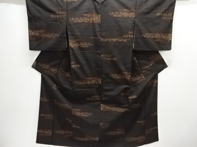 Japanese Kimono / Tsumugi Omeshi Silk